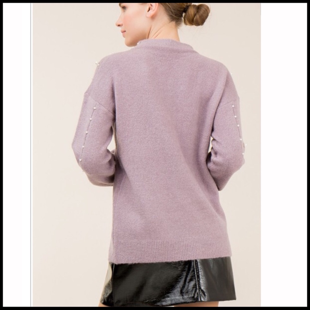 Pearl Embellished Sweater - Picture 4 of 6